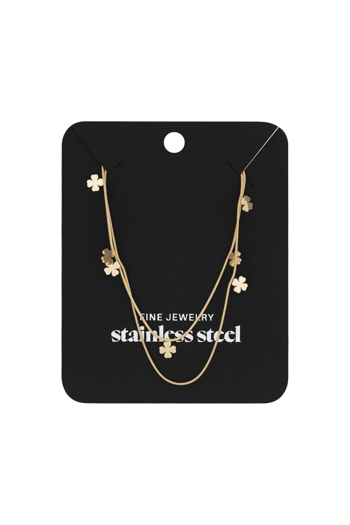 Stylish Multi-Layered Clover Necklace for Everyday Elegance