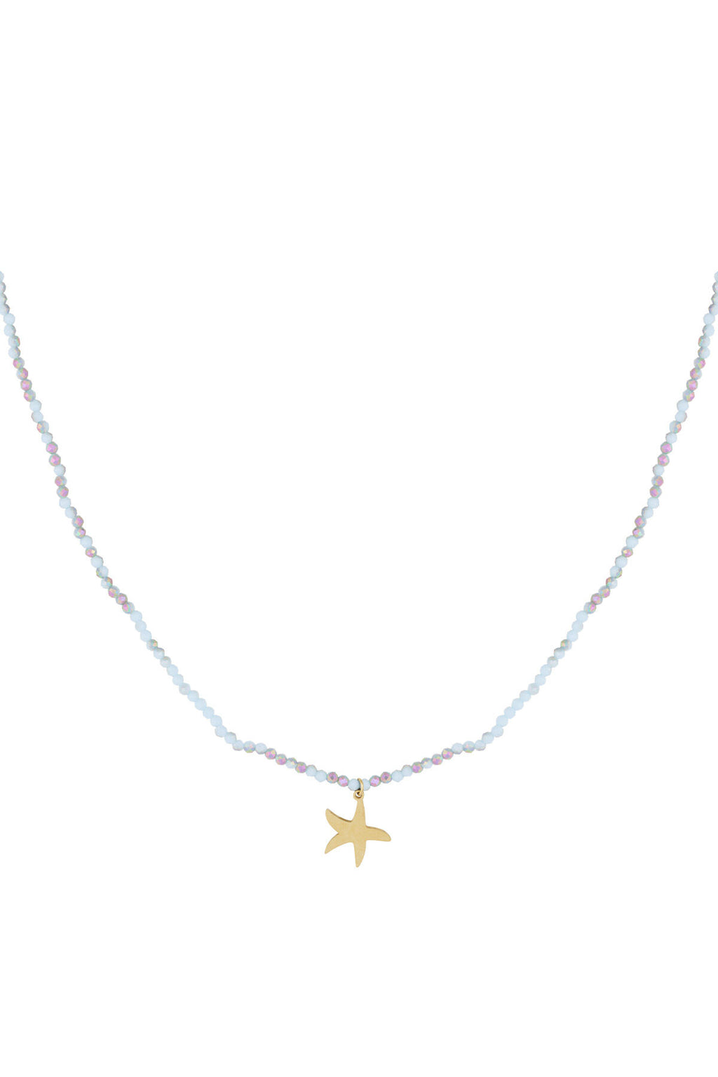 Necklace colorful starfish