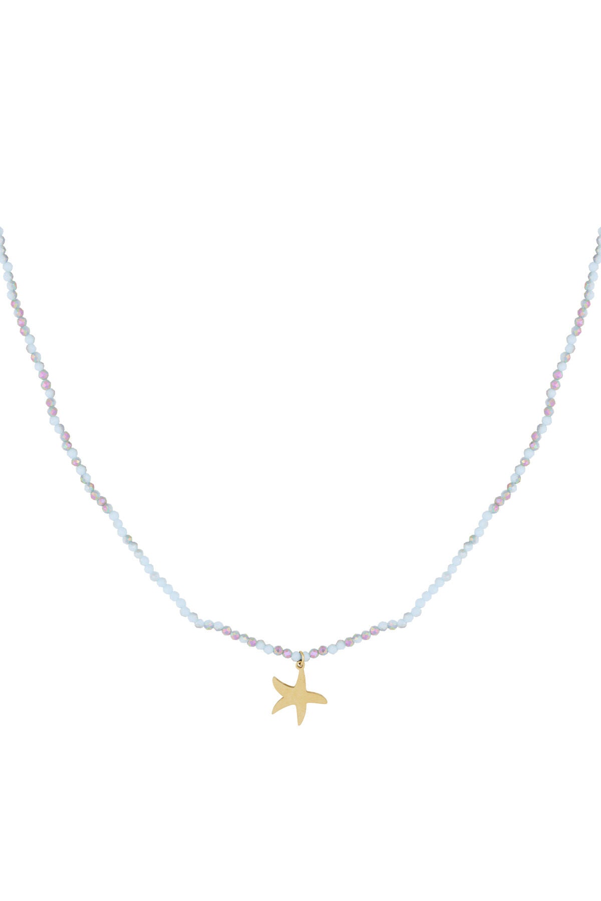 Necklace colorful starfish