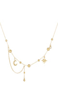 necklace trendy moon