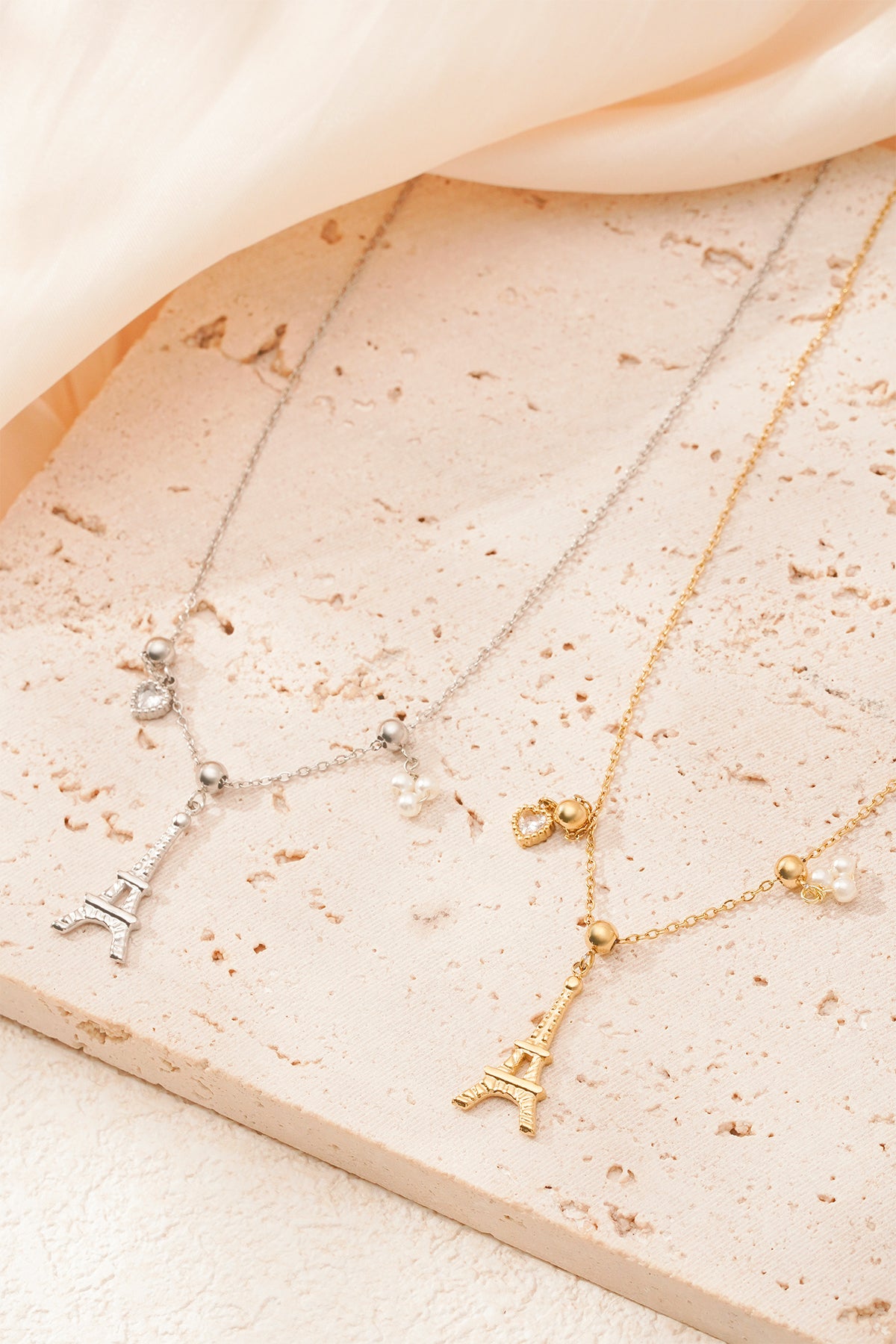 Eiffel tower necklace