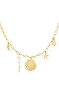 large beachy necklace