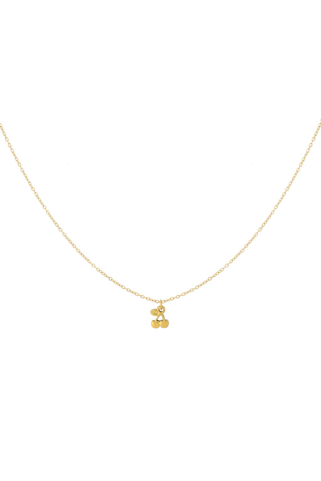 Fruit Pendant Necklace – Gold-Plated Steel