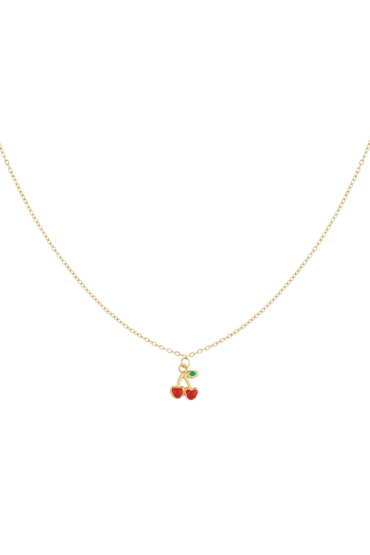Elegant Gold Color Fruit Pendant Necklace for Spring/Summer