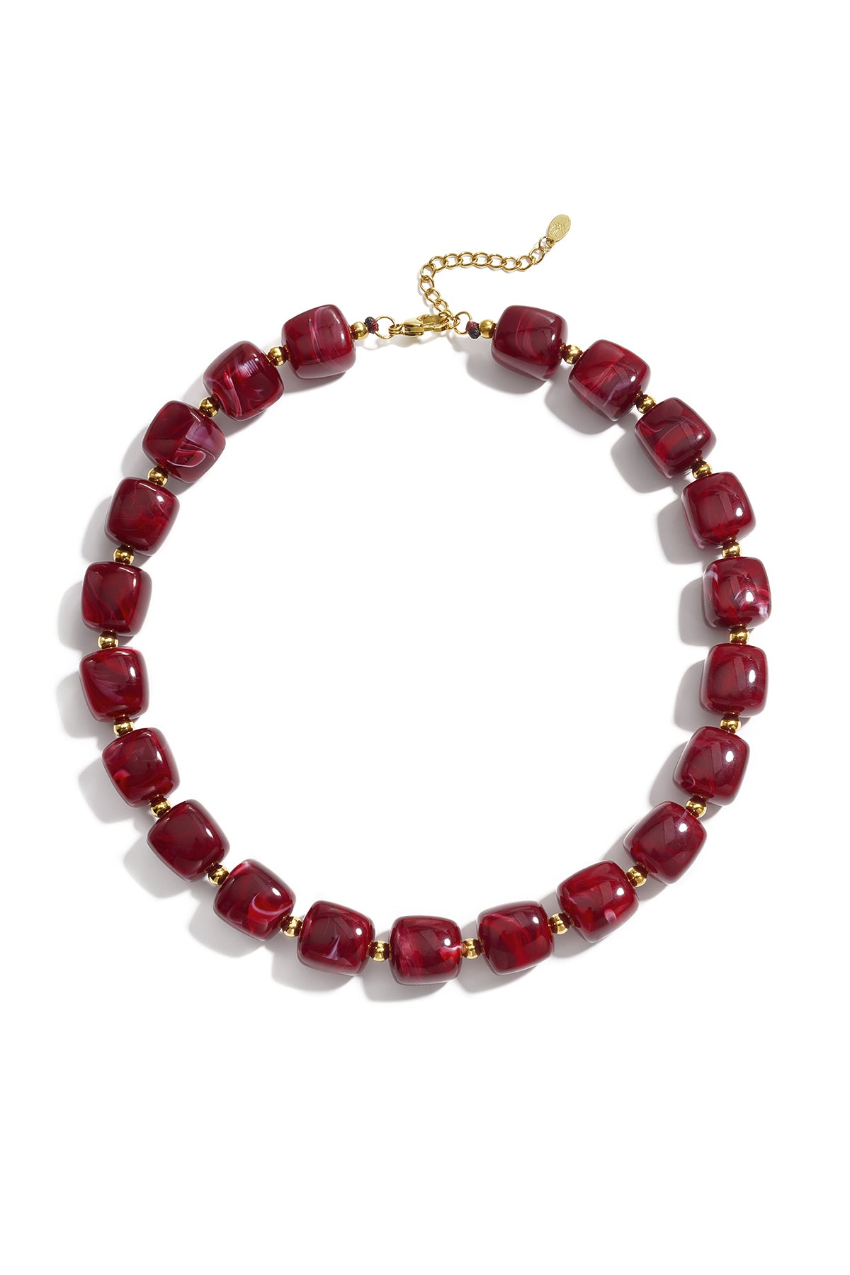 Acrylic Beaded Necklaces Gradient Color Simple Daily Simple Series Women's jewelry