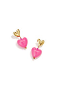 Stainless Steel Drop Earrings Heart Casual Daily Romantic Series Women's jewelry