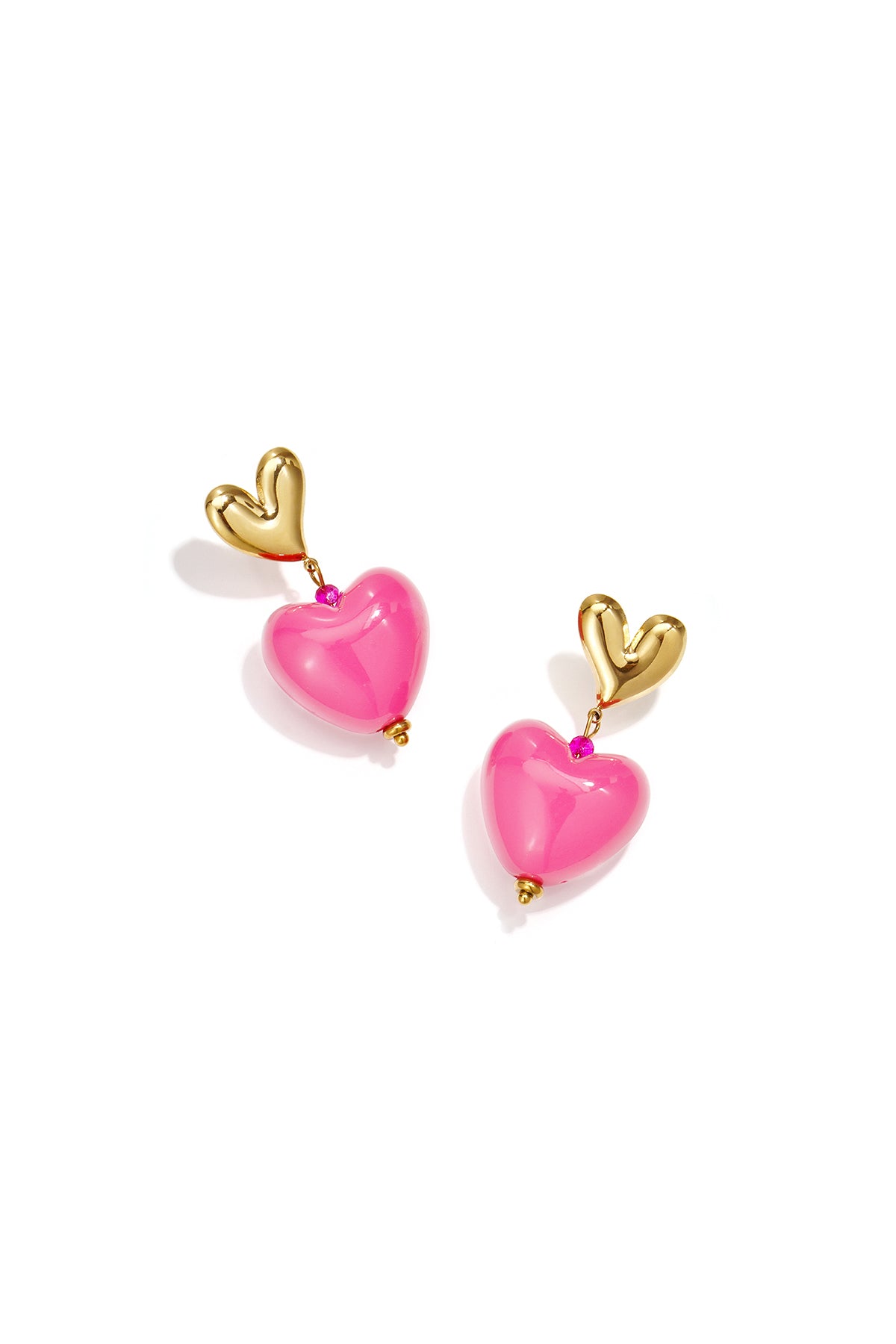 Stainless Steel Drop Earrings Heart Casual Daily Romantic Series Women's jewelry