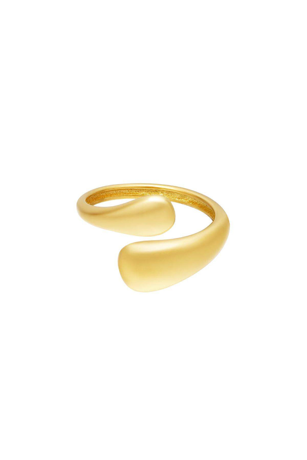 Elegant Adjustable Minimalist Ring - Silver & Gold