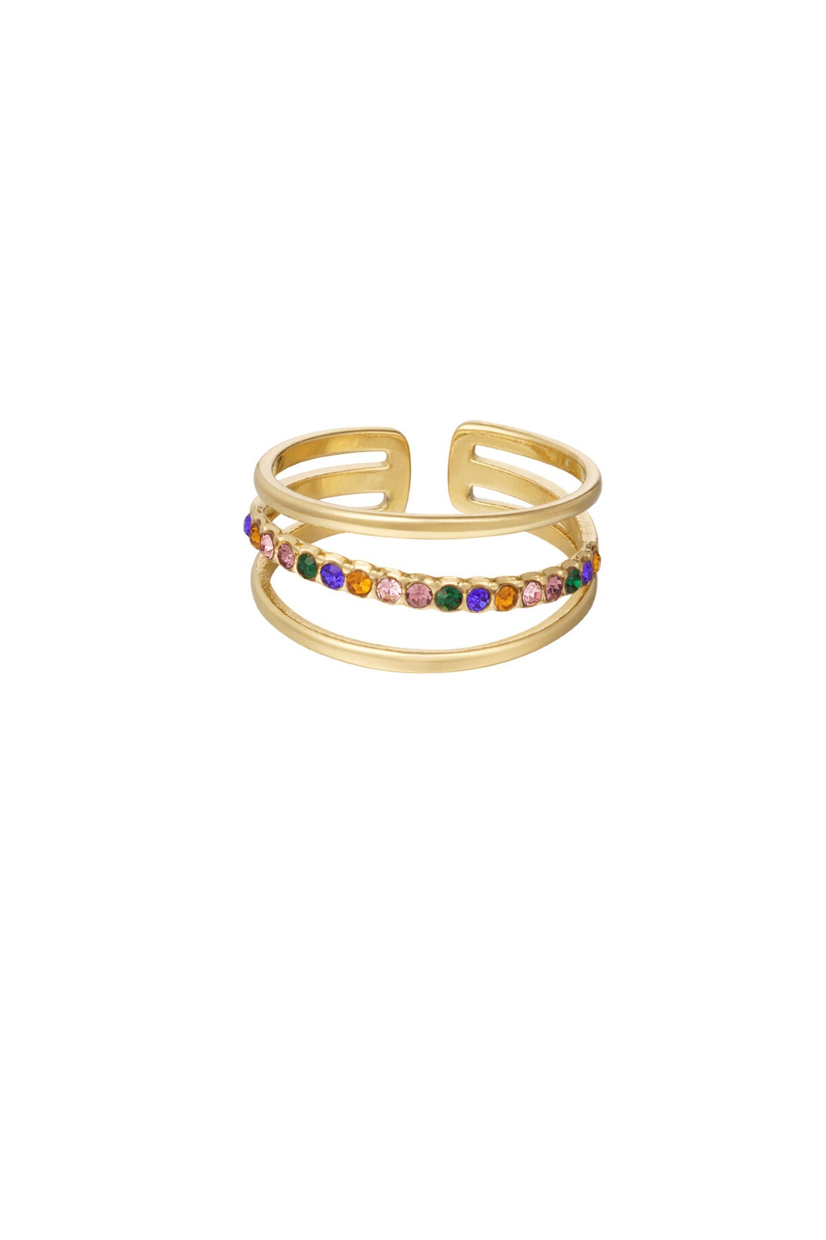 Elegant Multicolor Minimalist Ring for Every Occasion