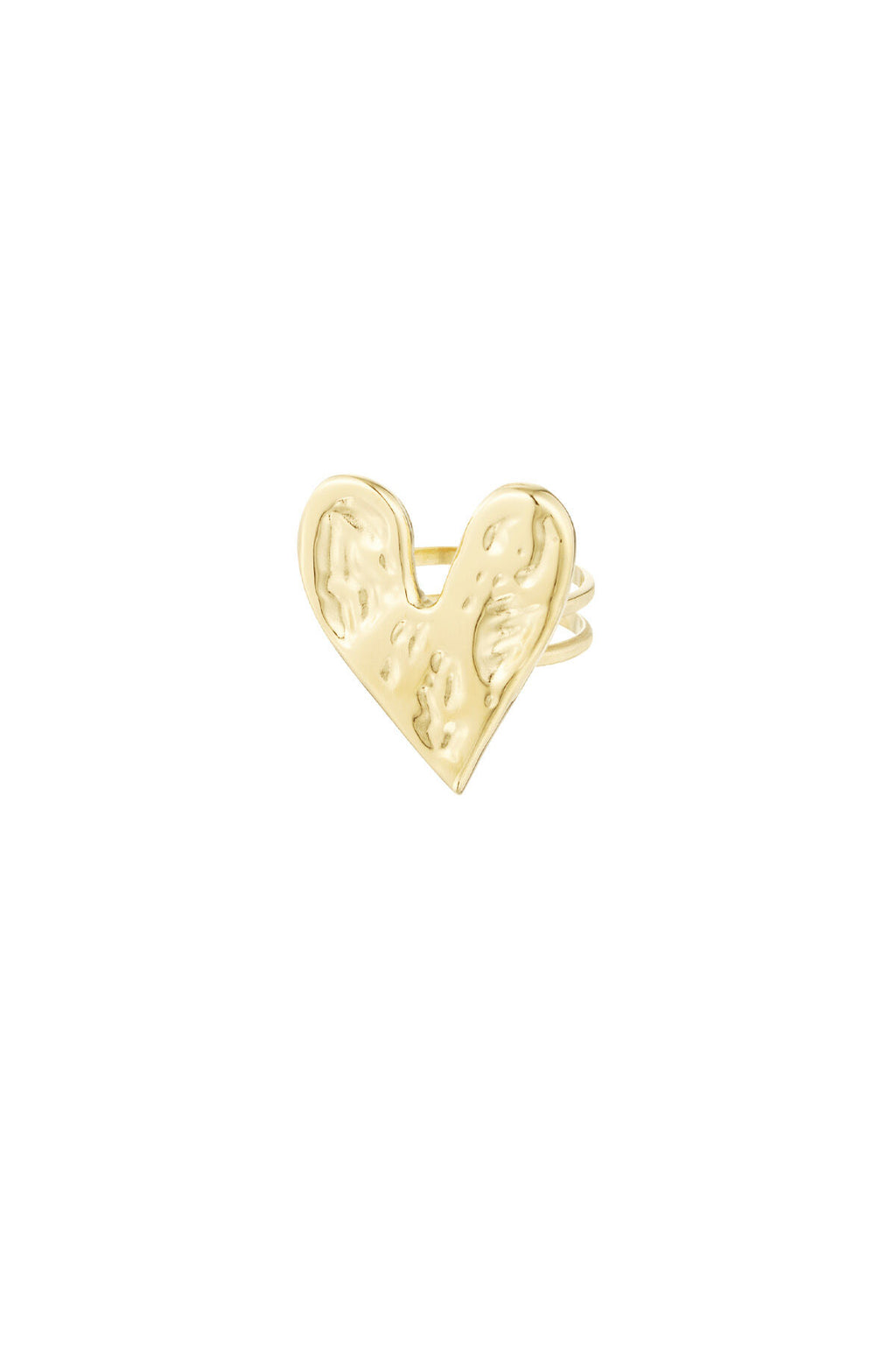 Elegant Statement Ring in Silver & Gold