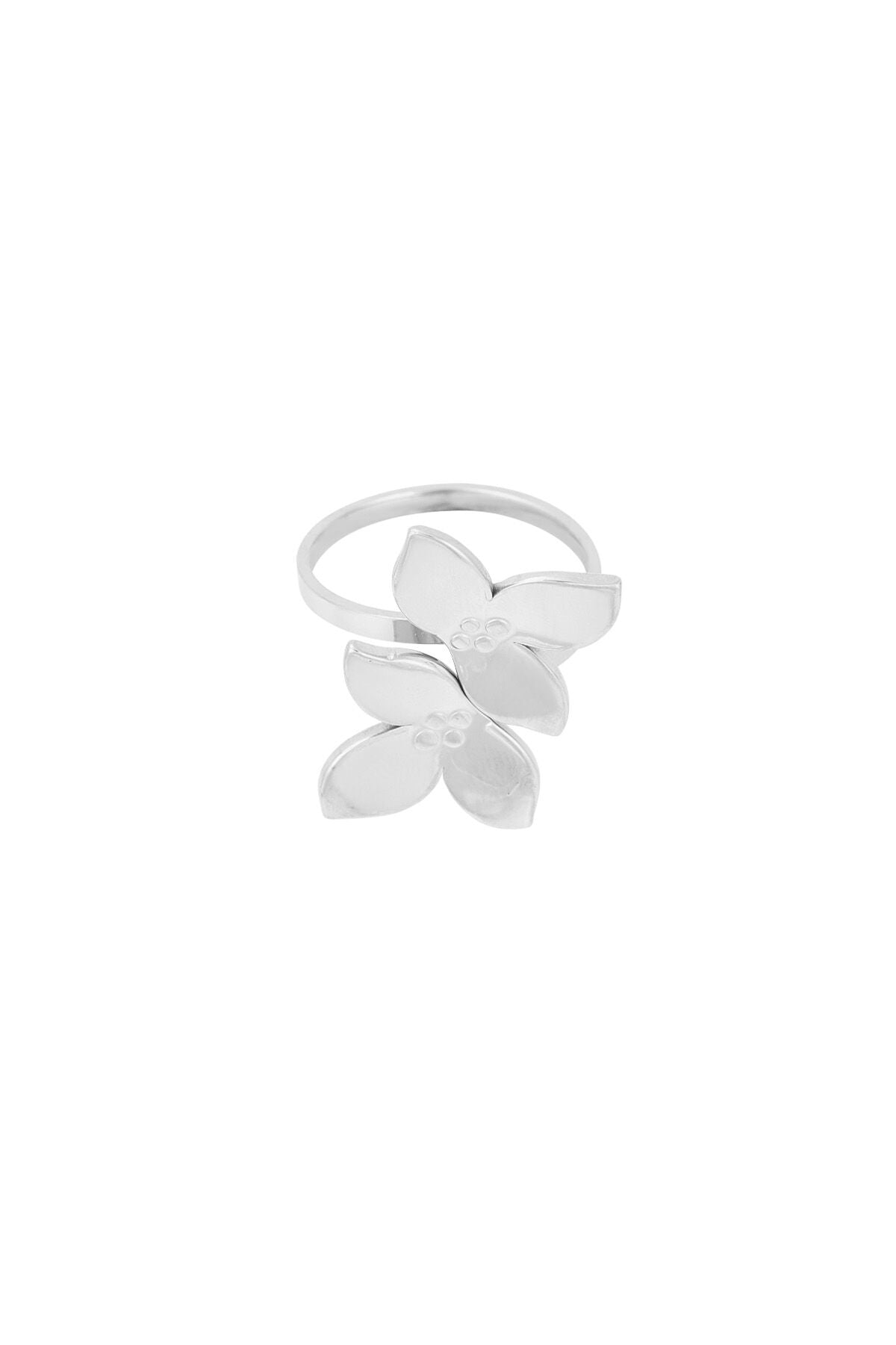 Stylish Stainless Steel Statement Ring - One Size Fits All