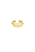 layered spiral ring
