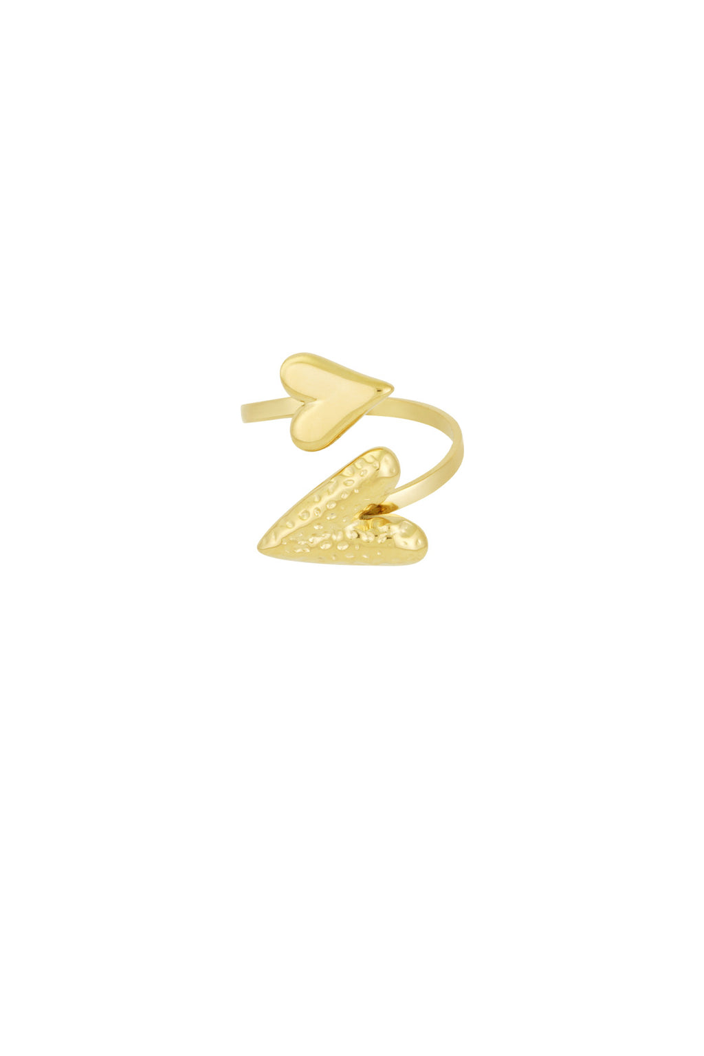Statement Ring – Gold-Plated Steel