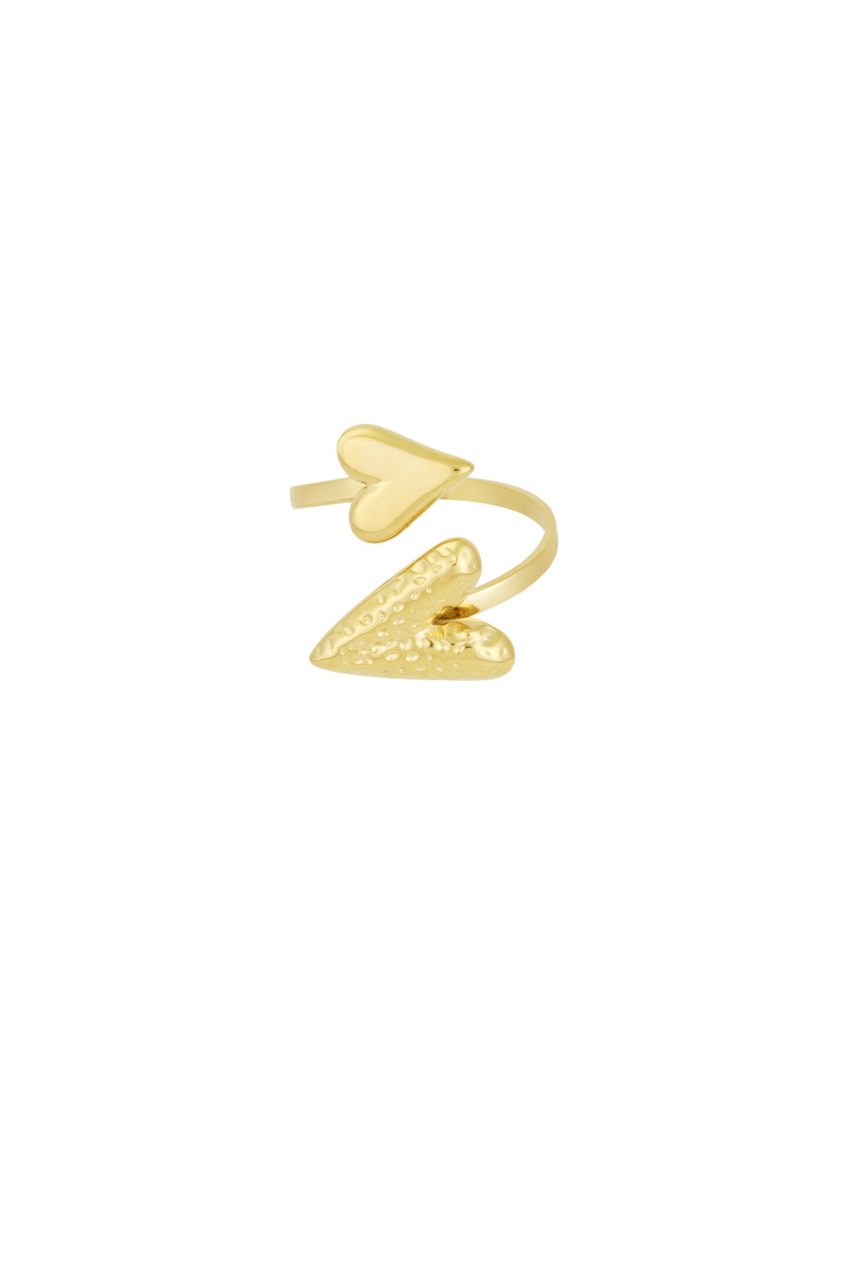 Statement Ring – Gold-Plated Steel