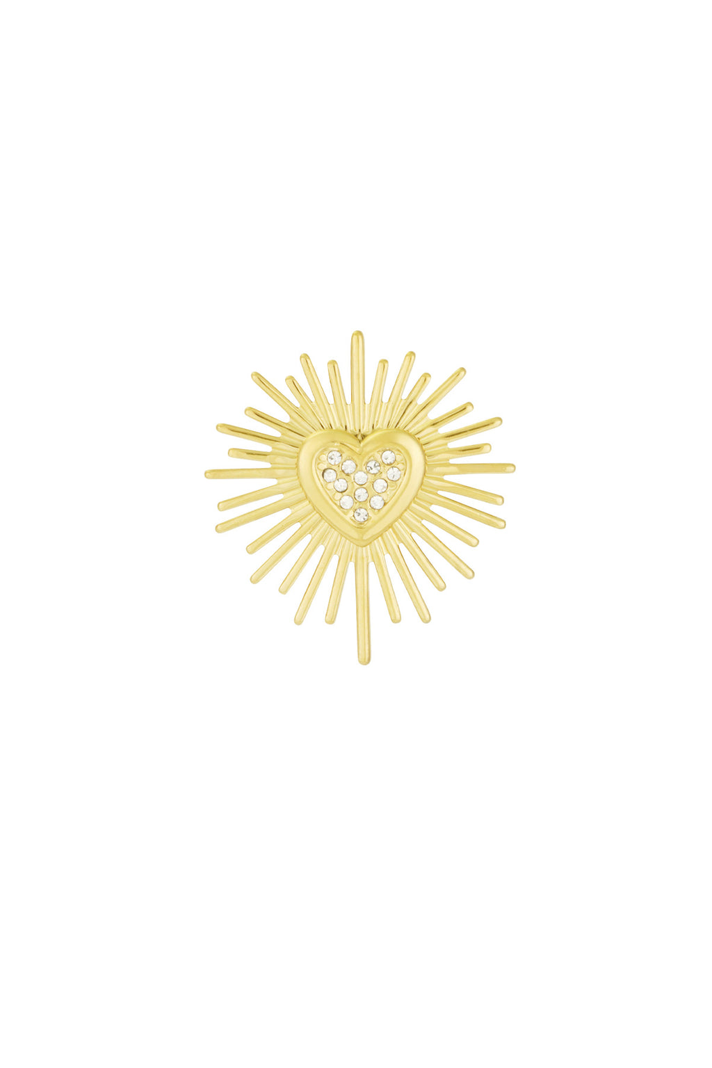 Brooch – Gold-Plated Steel