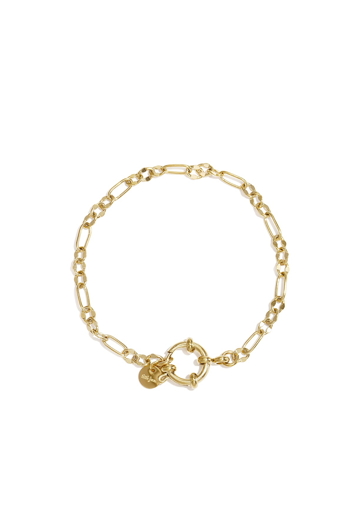 DIY Chain Bracelet – Gold-Plated Steel