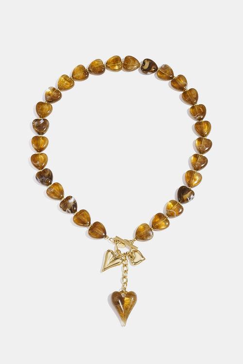 Elegant Beaded Necklace for Spring/Summer Romantic Style