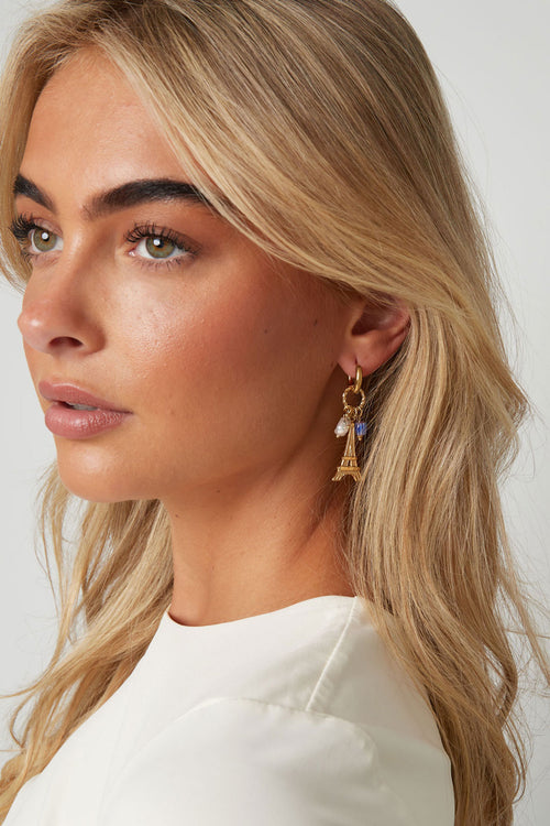 Paris Happy Charm earrings