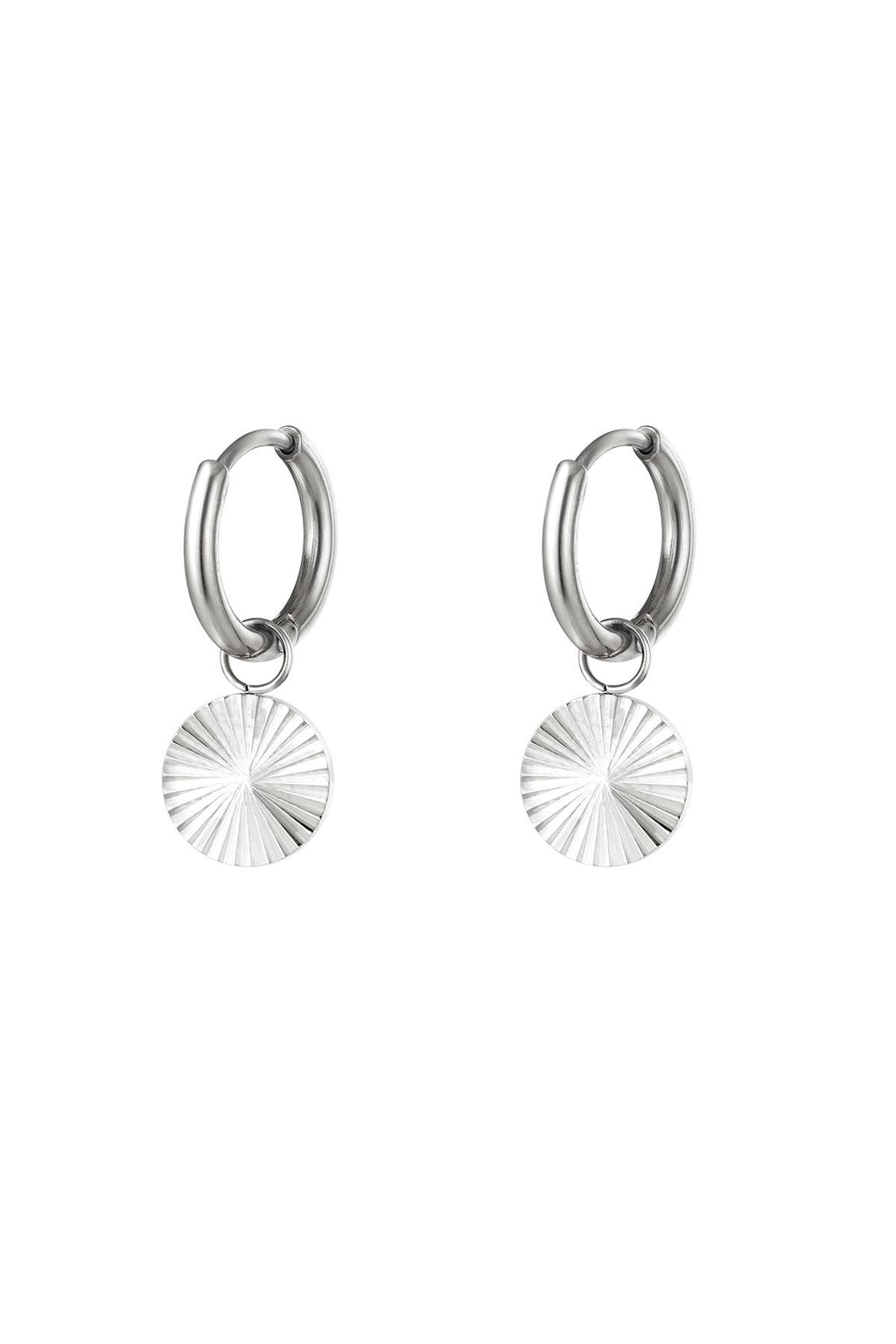 stainless steel earrings circle 
