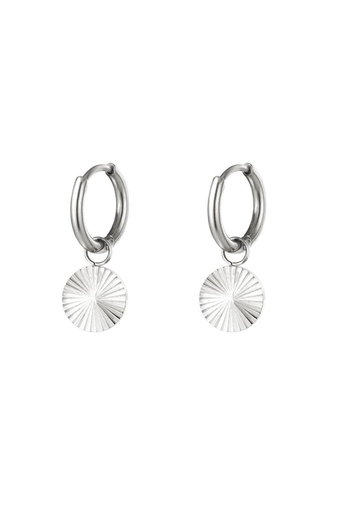 stainless steel earrings circle 