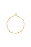 Bracelet pearls Gold Color Stainless Steel