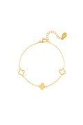 Stylish Stainless Steel Charm Bracelets in Silver & Gold