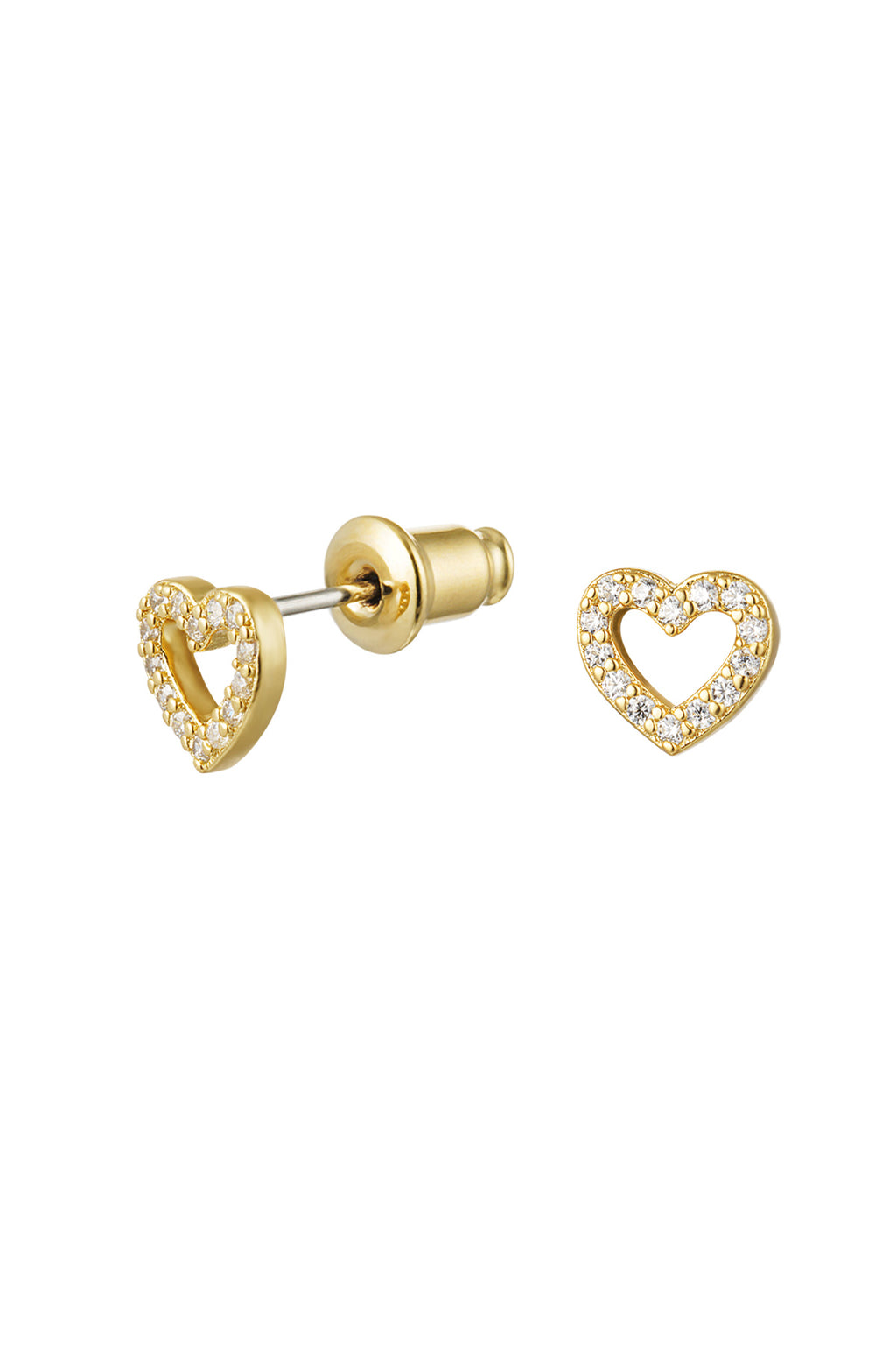 Stud Earrings – Gold-Plated Copper