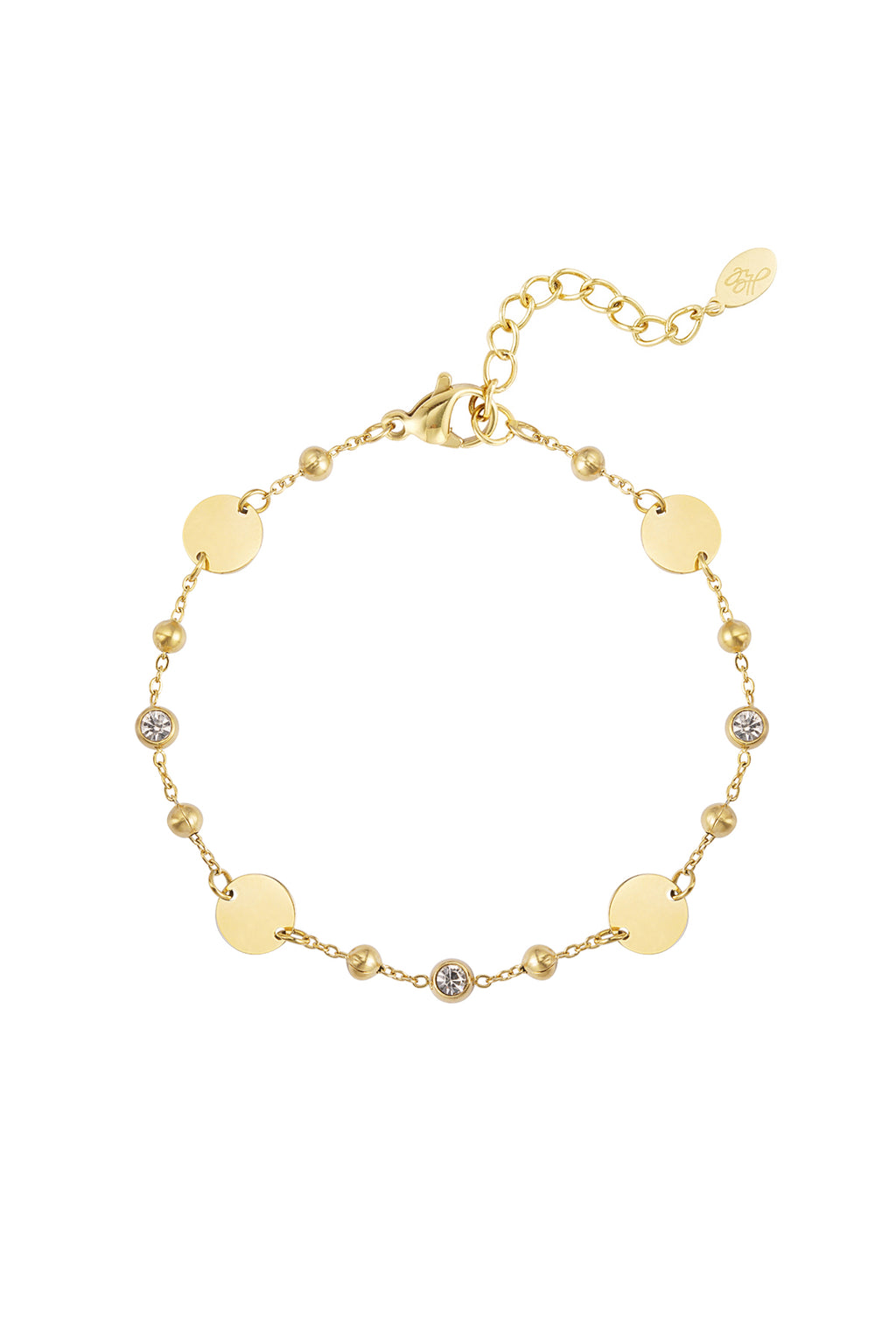round party bracelet with stones