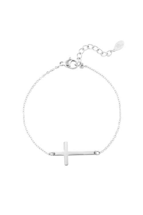 Charm Bracelet – Silver-Tone Steel