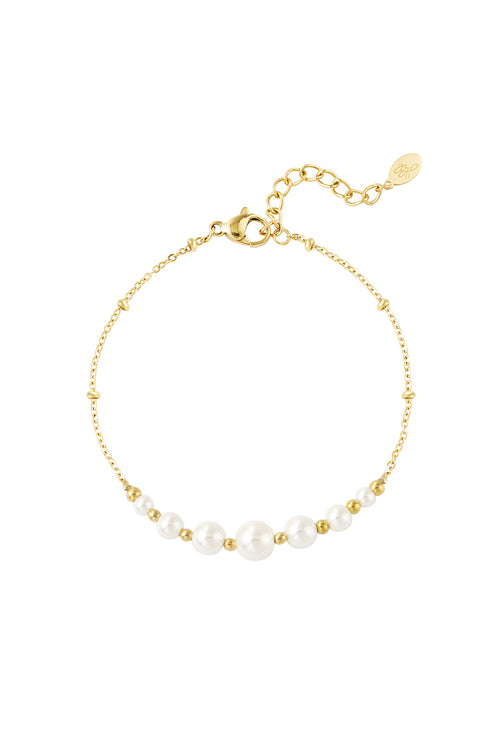Common Charm Bracelet – Gold-Plated Steel