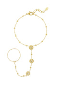 bracelet floral finesse