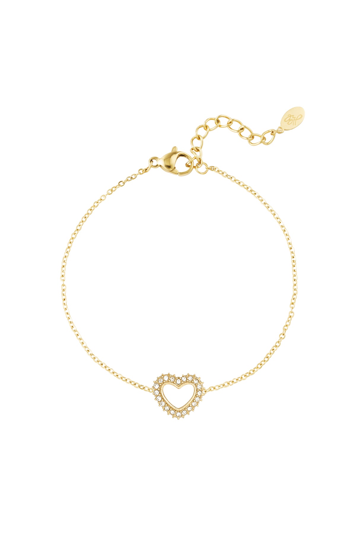 Charm Bracelet – Gold-Plated Steel