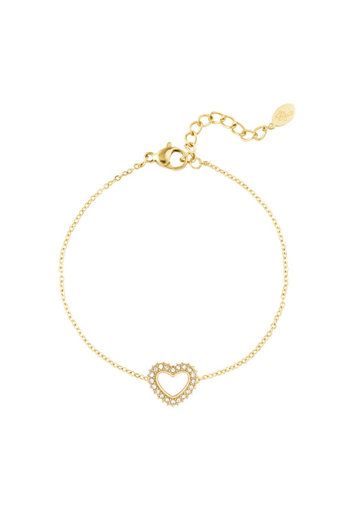 Charm Bracelet – Gold-Plated Steel