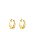 Stylish Basic Hoop Earrings in Silver & Gold