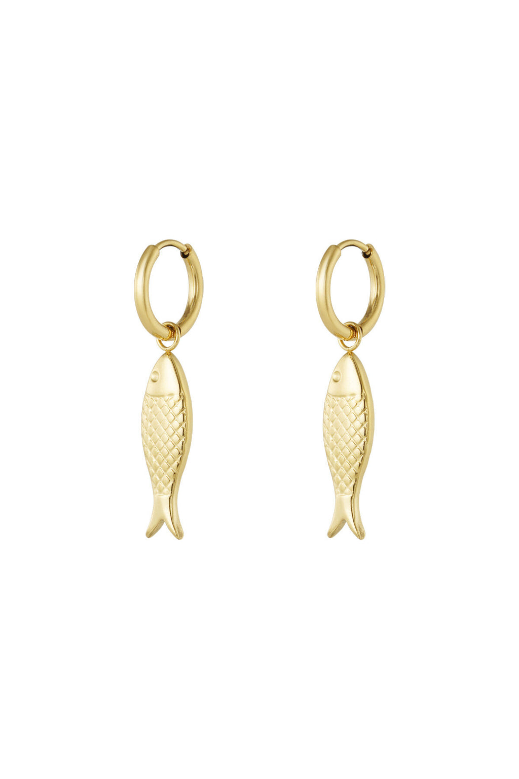 fish charm earrings