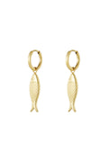 fish charm earrings
