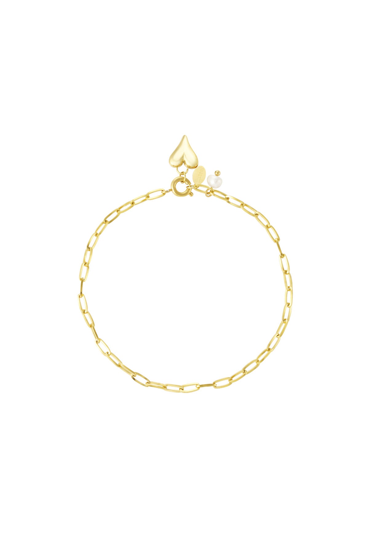 Charm Bracelet – Gold-Plated Steel