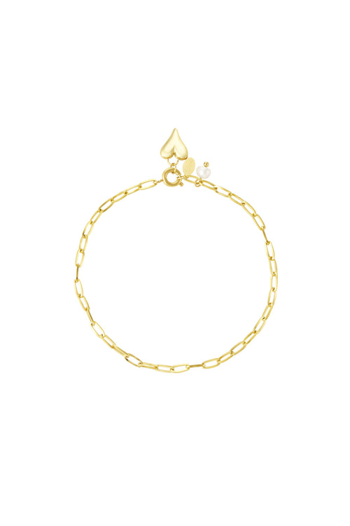 Charm Bracelet – Gold-Plated Steel