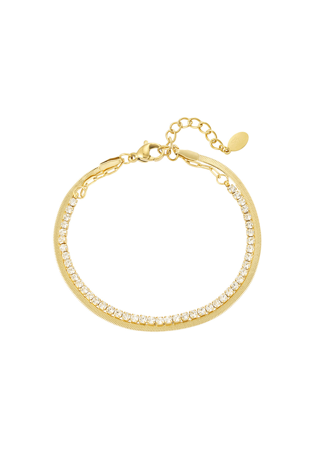 Chain Bracelet – Gold-Plated Steel