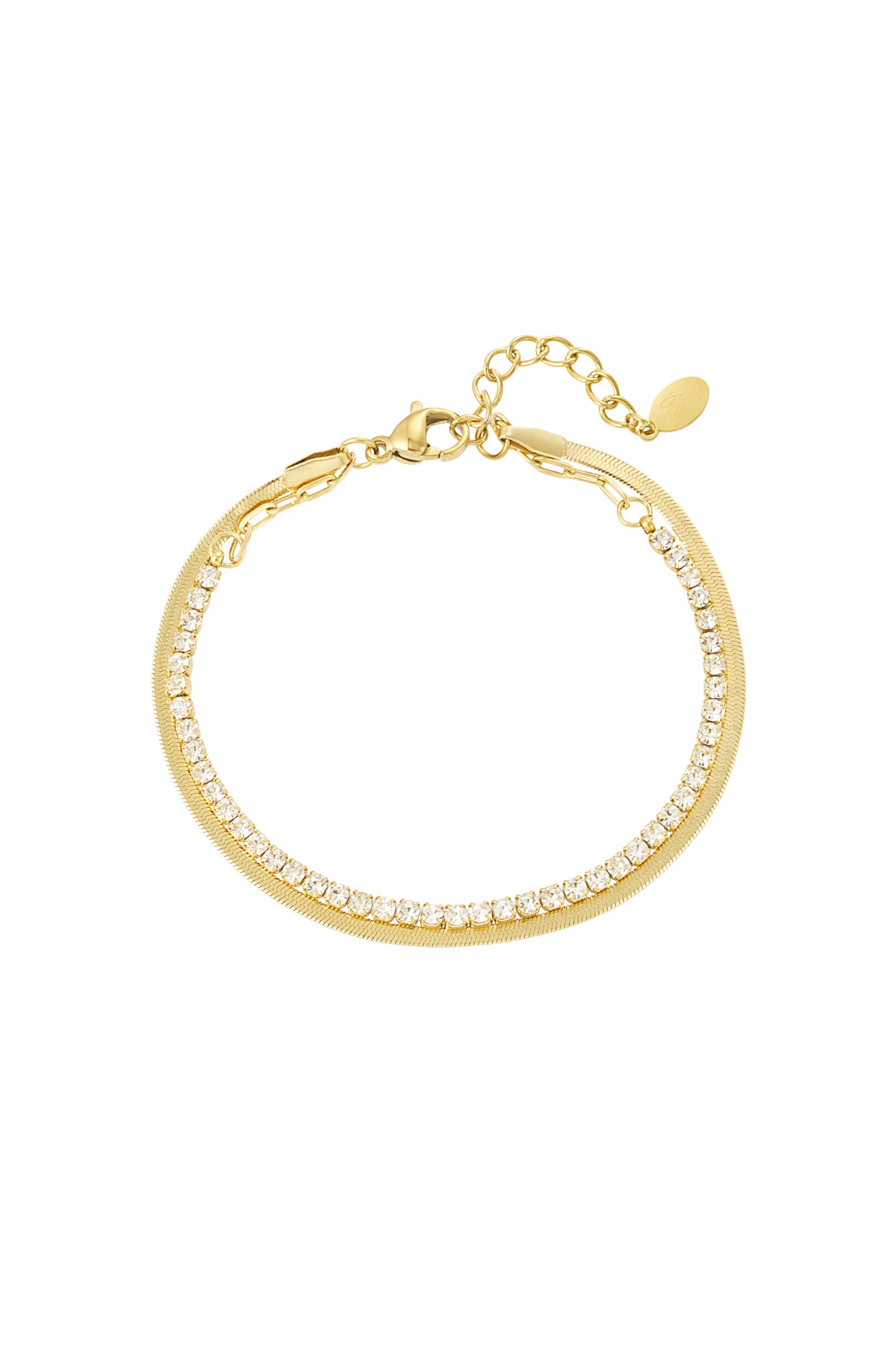 Chain Bracelet – Gold-Plated Steel