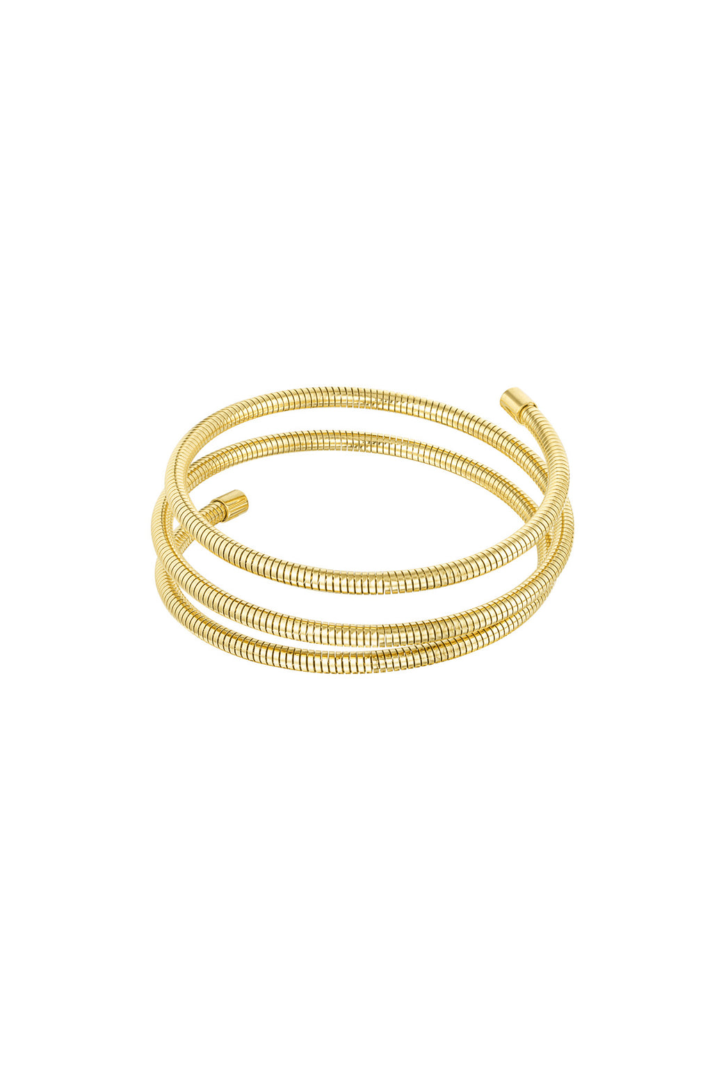 Cuff Bracelet – Gold-Plated Steel
