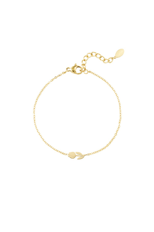 Charm Bracelet – Gold-Plated Steel