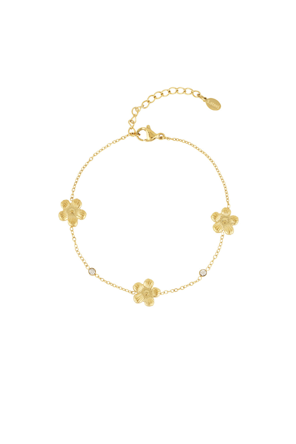 Charm Bracelet – Gold-Plated Steel
