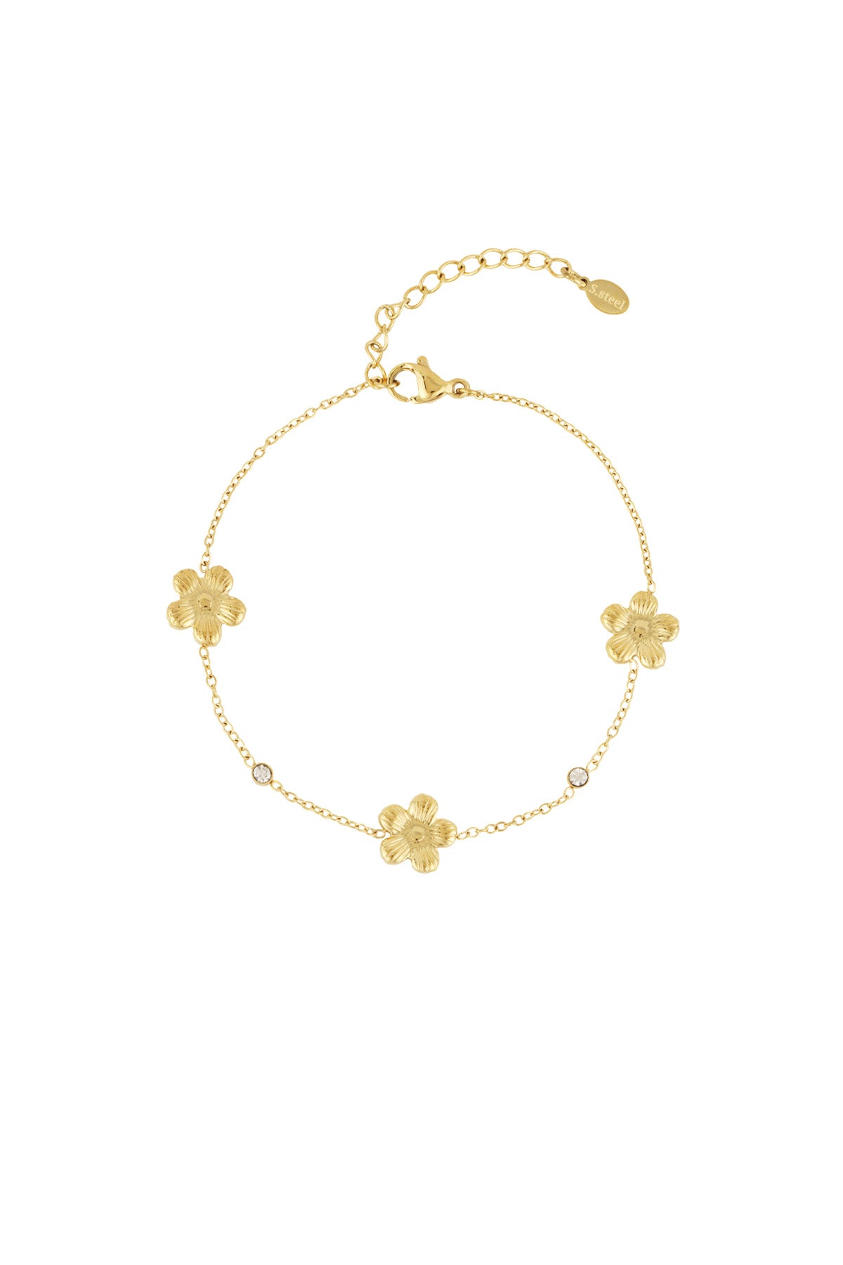 Charm Bracelet – Gold-Plated Steel