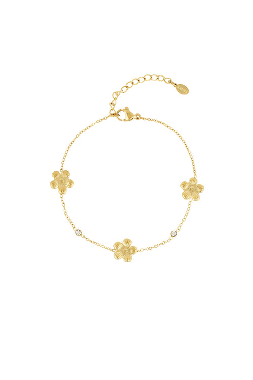 Charm Bracelet – Gold-Plated Steel
