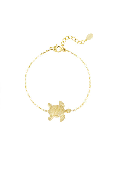 Charm-Armband Schildkröte aus Edelstahl von Corelune