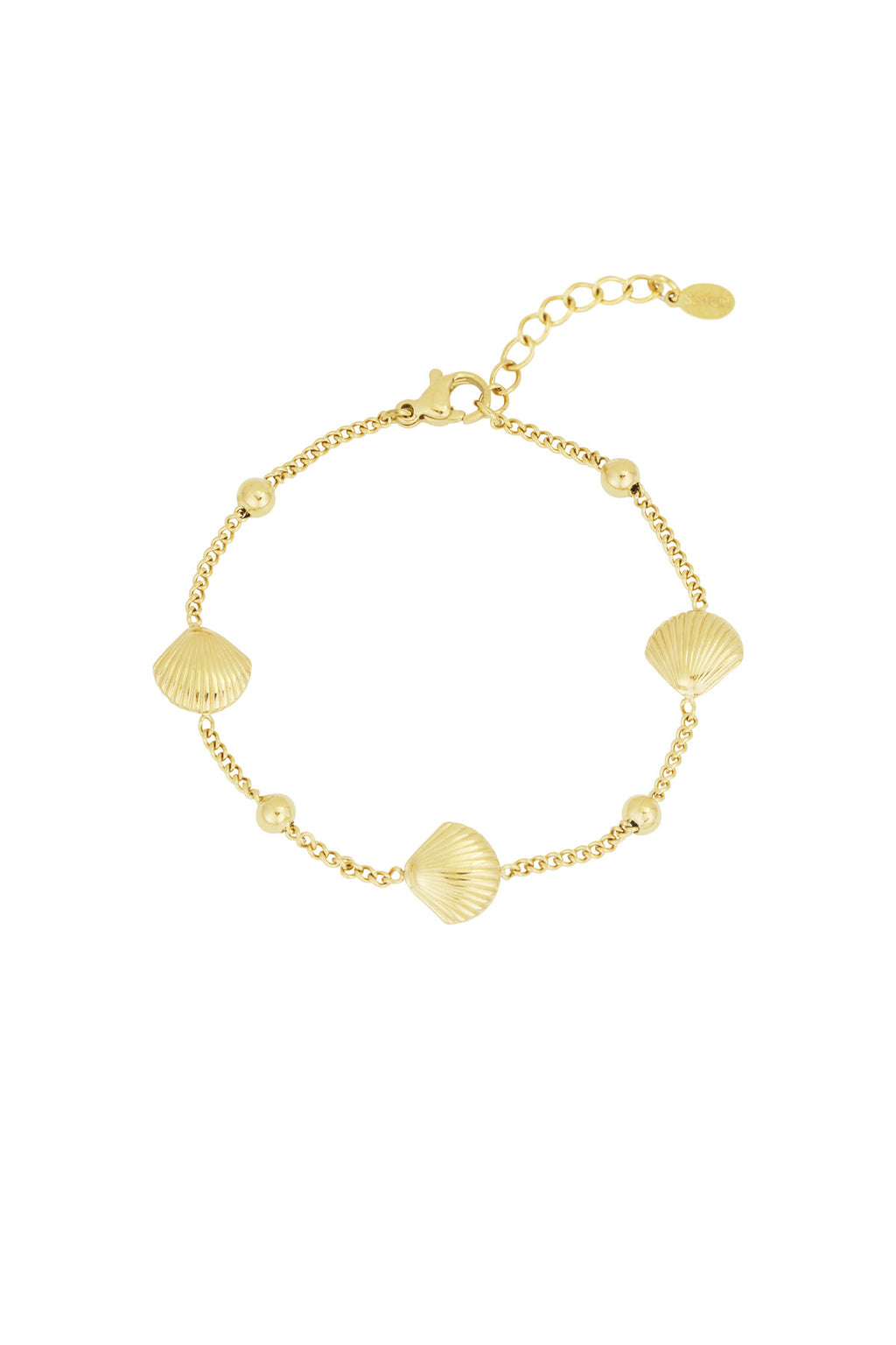 Charm Bracelet – Gold-Plated Steel