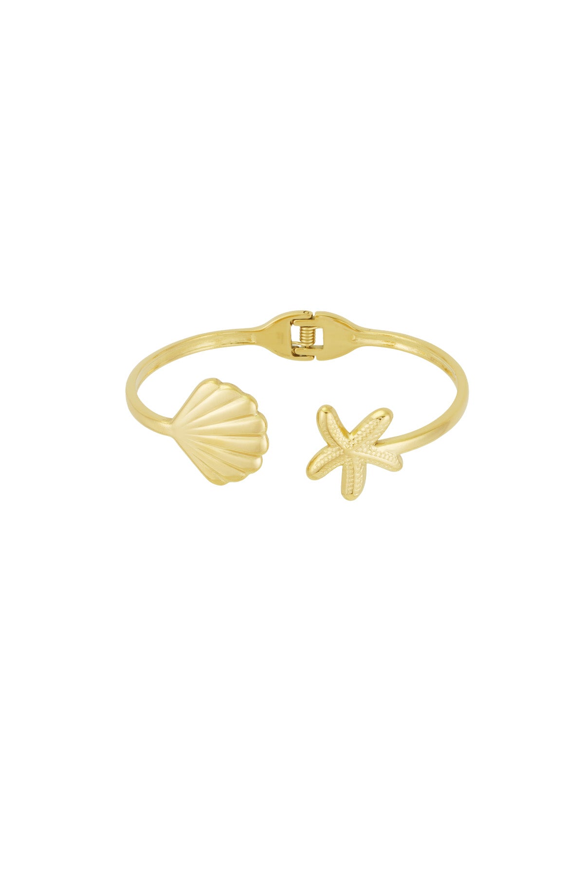 Cuff Bracelet – Gold-Plated Steel
