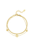 bracelet clover heart