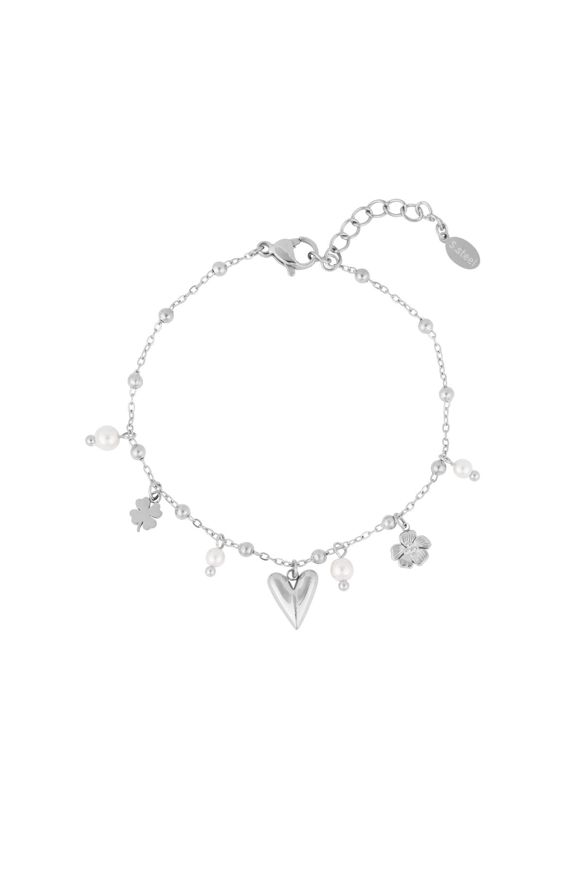 Elegant Charm Bracelets in Silver & Gold